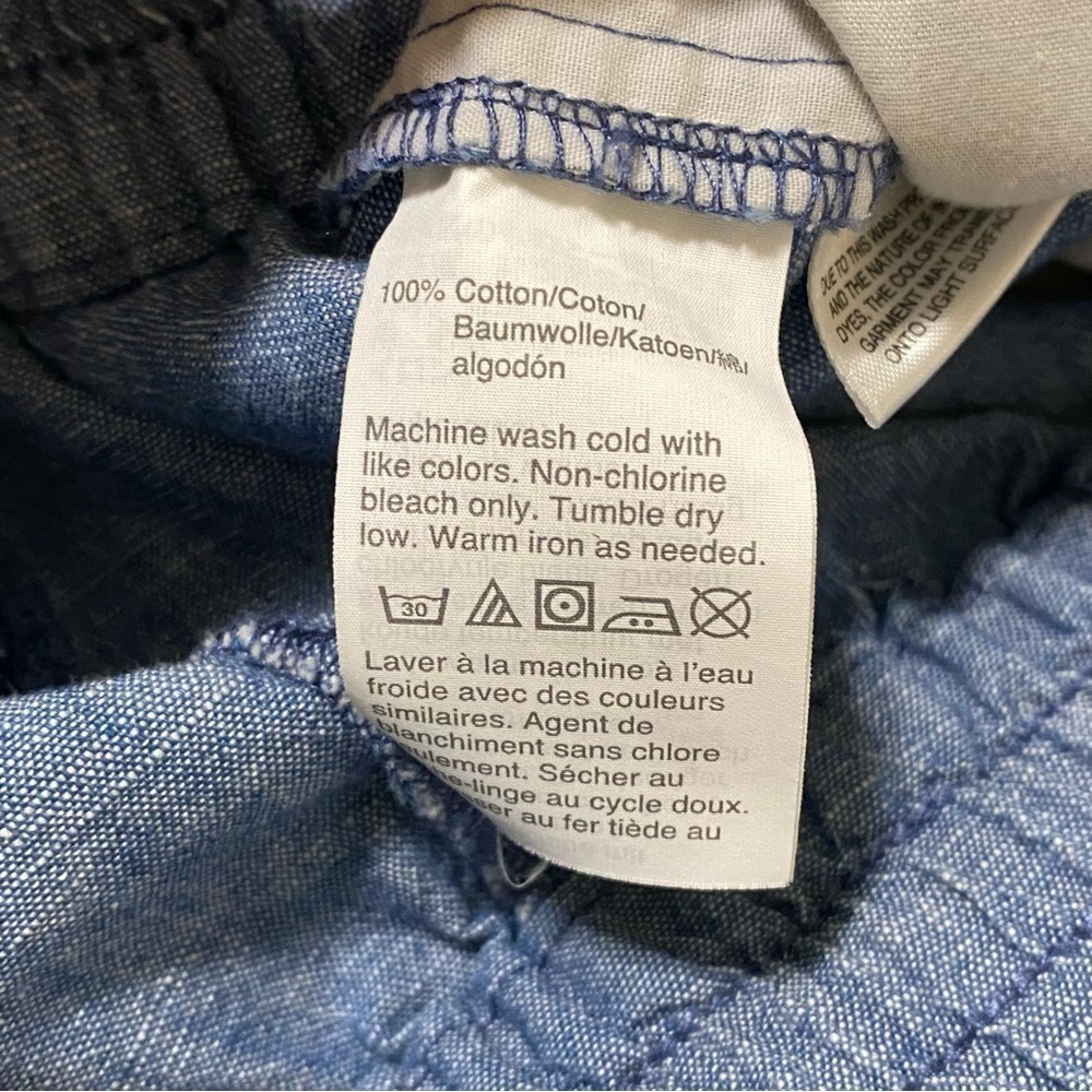 J. By J. Crew Cotton Chambray Drawstring Pants Si… - image 6